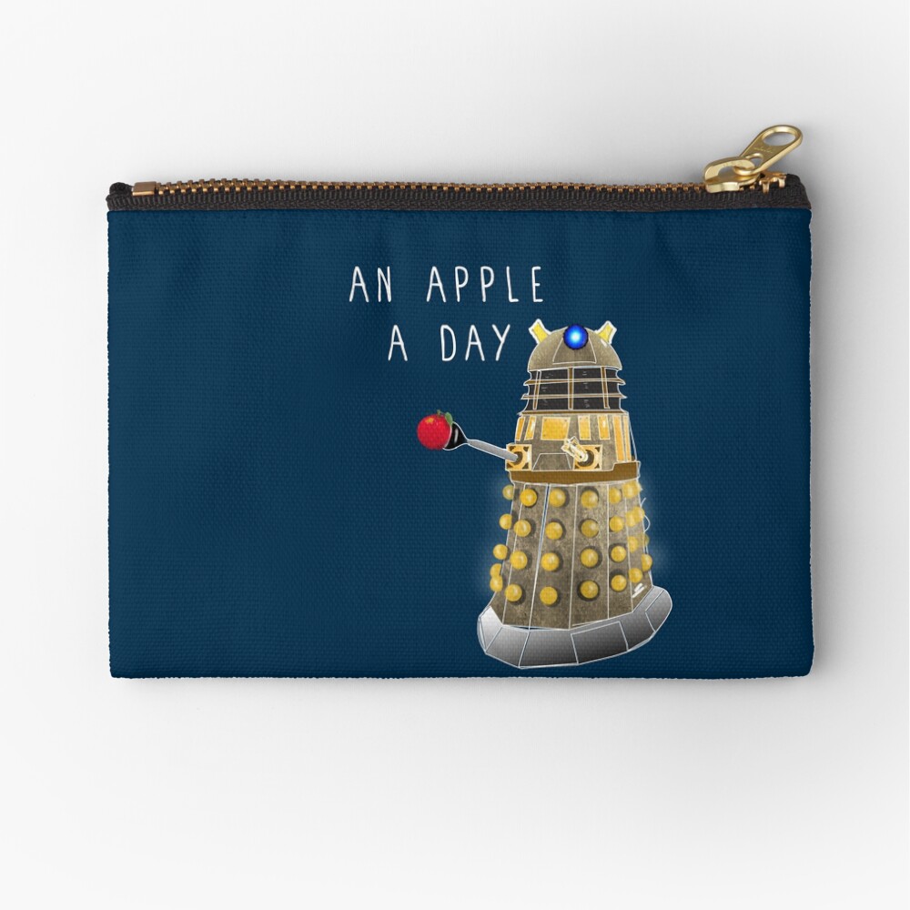 An Apple a Day Keeps the Doctor Away Zipper Pouch