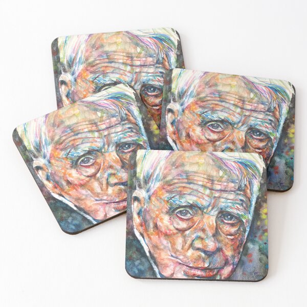 Item preview, ROBERT FROST  watercolor portrait .4 designed and sold by lautir.