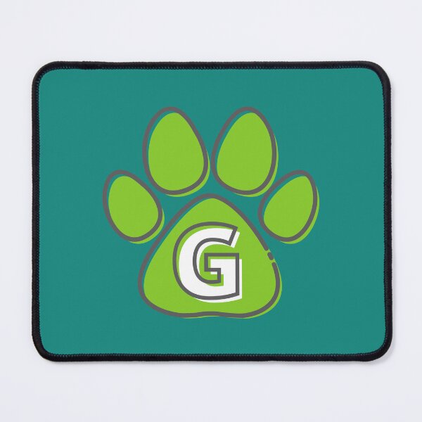 Item preview, Green Paw Monogram G designed and sold by Coffee Lifestyle.