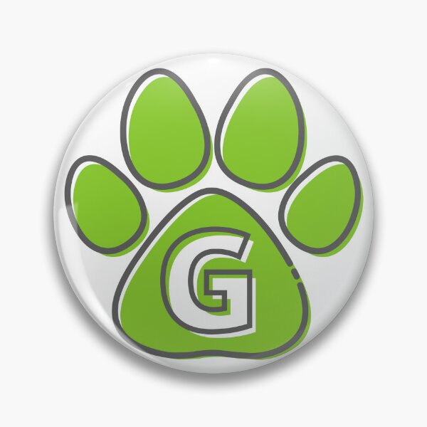 Item preview, Green Paw Monogram G designed and sold by Coffee Lifestyle.
