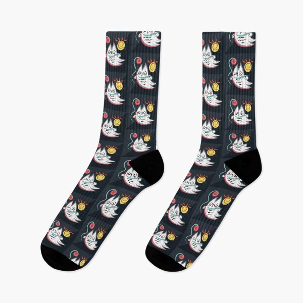 Item preview, fishCAT flying in dark with flash light, turn to see a fish or a cat designed and sold by metadorcreative.