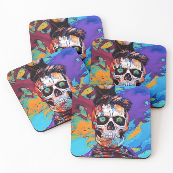 Item preview, Psychedelic Skull #52 designed and sold by mrbribe.