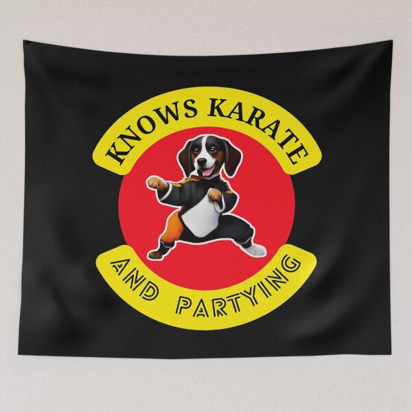 Item preview, Beagle Dog Knows Karate ! designed and sold by UberSpark.