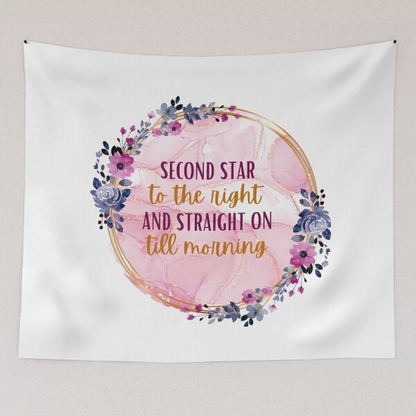 Item preview, Second star to the right and straight on till morning - Peter Pan designed and sold by QammerWazir.