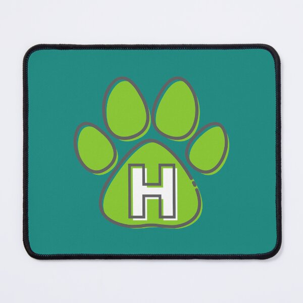 Item preview, Green Paw Monogram H designed and sold by Coffee Lifestyle.