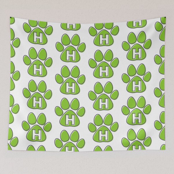 Item preview, Green Paw Monogram H designed and sold by Coffee Lifestyle.