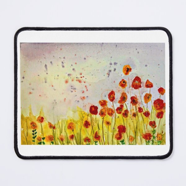 Item preview, Colorful poppies.  designed and sold by watercolorsLiz.