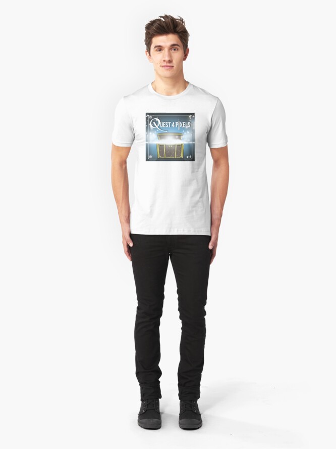 Alternate view of Quest 4 Pixels Classic Slim Fit T-Shirt