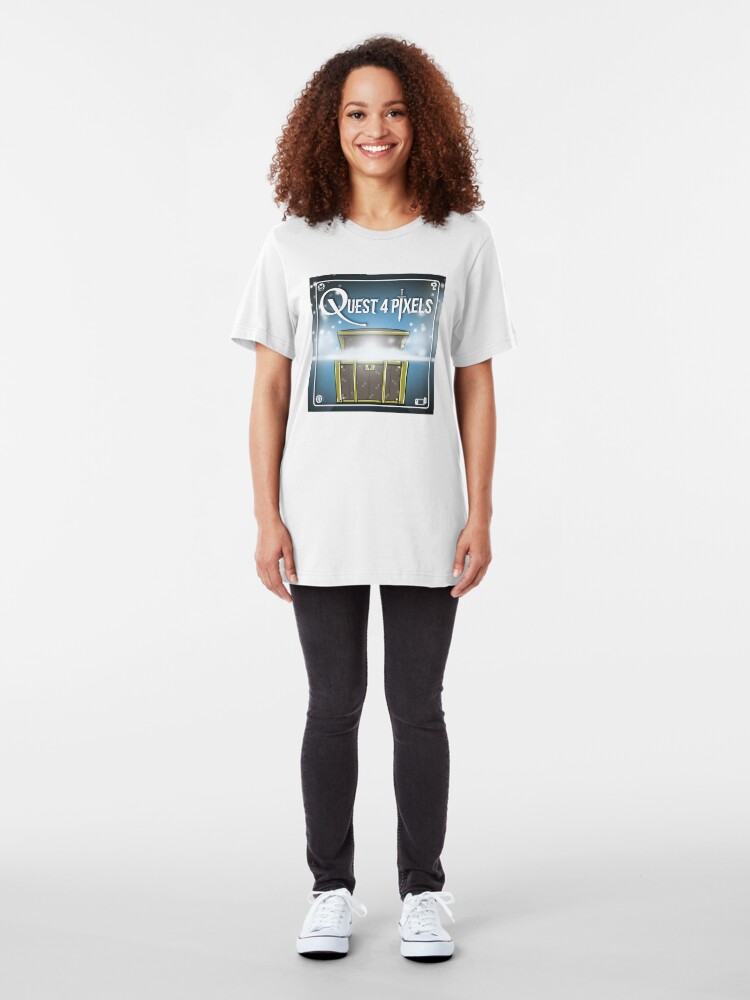 Alternate view of Quest 4 Pixels Classic Slim Fit T-Shirt