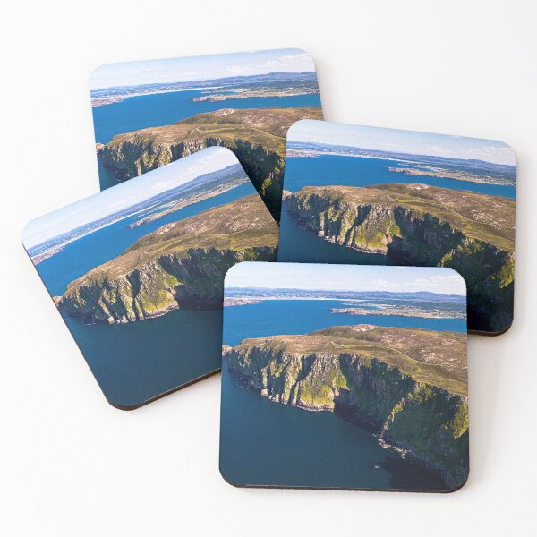 Item preview, Aerial view of the rocky coastline of Streedagh Point. Connacht, Ireland designed and sold by PetroliniVideo.