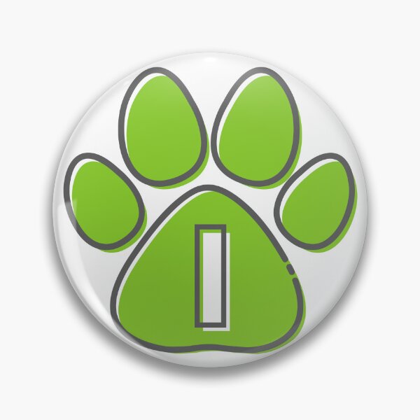 Item preview, Green Paw Monogram I designed and sold by Coffee Lifestyle.