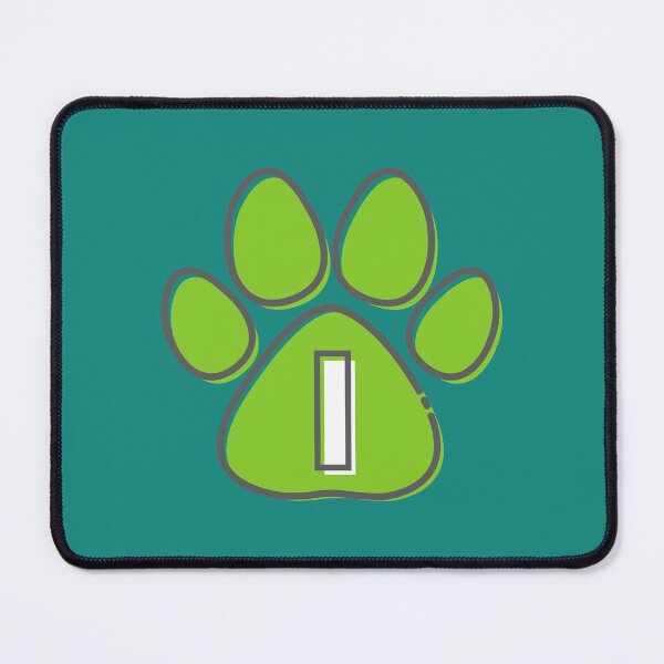 Item preview, Green Paw Monogram I designed and sold by Coffee Lifestyle.