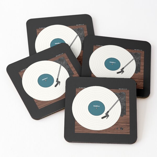 Item preview, Record Player - Off White Vinyl with Blue-Green Label designed and sold by halveflower.