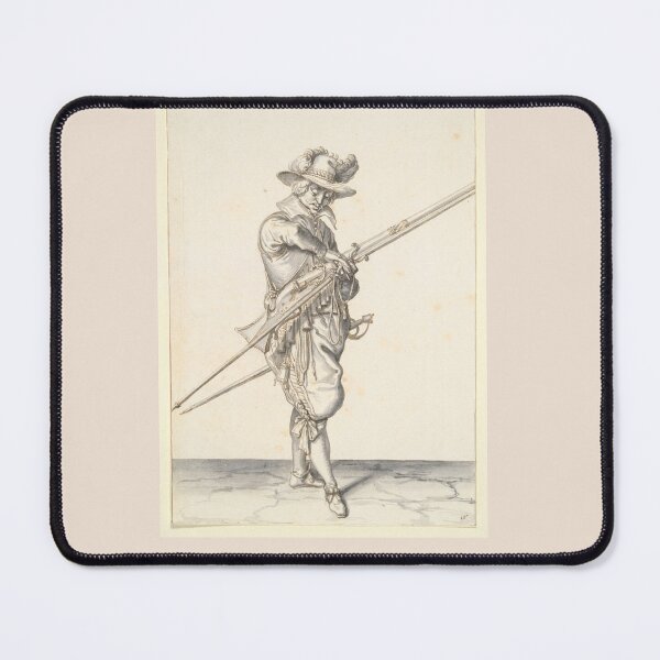 Item preview, Soldier Preparing to Fire a Musket Jacob de Gheyn II (Dutch, c. 1565 – 1629) designed and sold by GrandBlueDesign.