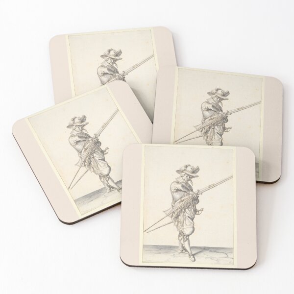 Item preview, Soldier Preparing to Fire a Musket Jacob de Gheyn II (Dutch, c. 1565 – 1629) designed and sold by GrandBlueDesign.