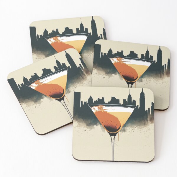 Item preview, Sophisticated Sips: The Manhattan Cocktail in Stylized Sketch designed and sold by fi-generations.