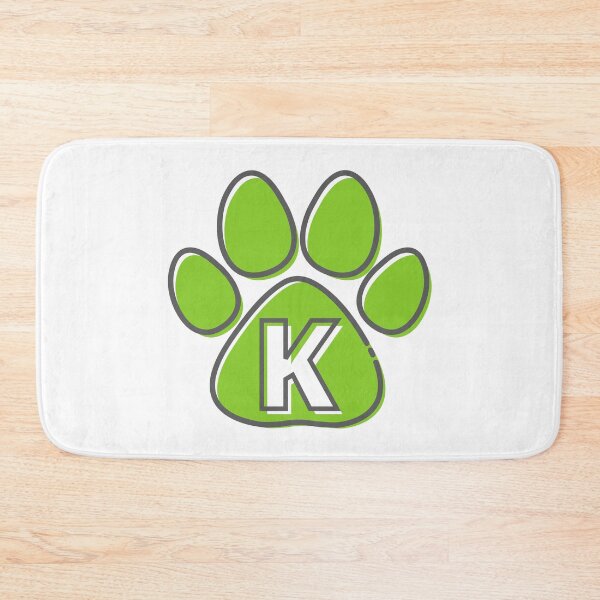 Item preview, Green Paw Monogram K designed and sold by Coffee Lifestyle.