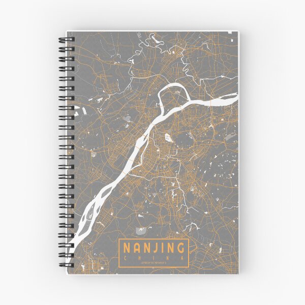 Item preview, Nanjing City Map of Jiangsu, China - Bauhaus designed and sold by deMAP.