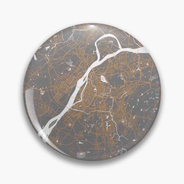 Item preview, Nanjing City Map of Jiangsu, China - Bauhaus designed and sold by deMAP.