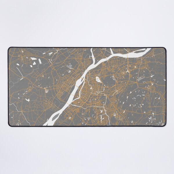 Item preview, Nanjing City Map of Jiangsu, China - Bauhaus designed and sold by deMAP.