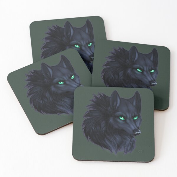 Item preview, Lobo negro del bosque designed and sold by fattim3.