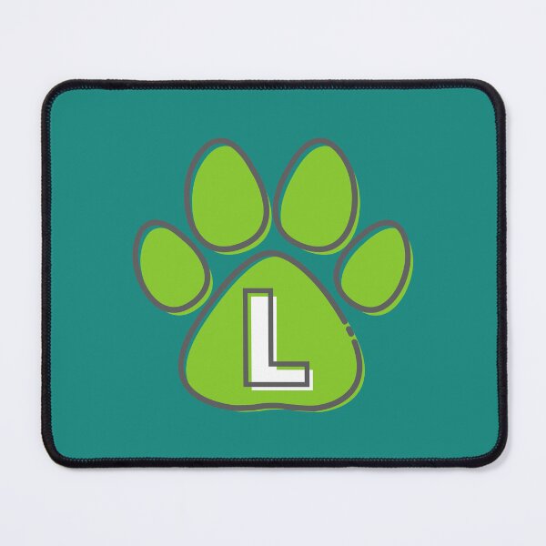 Item preview, Green Paw Monogram L designed and sold by Coffee Lifestyle.