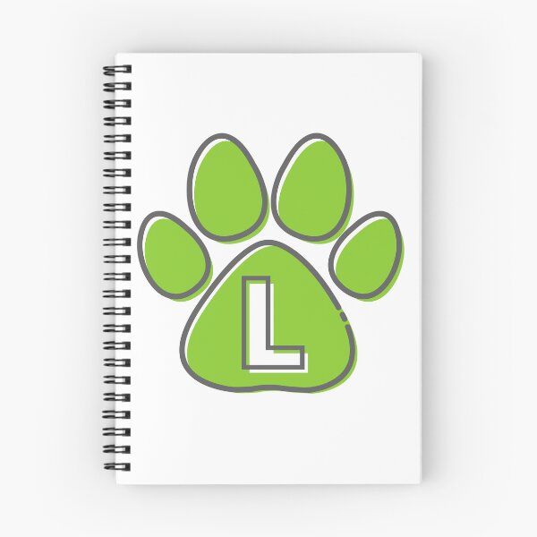 Item preview, Green Paw Monogram L designed and sold by Lyssarien.