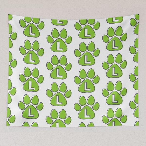 Item preview, Green Paw Monogram L designed and sold by Coffee Lifestyle.