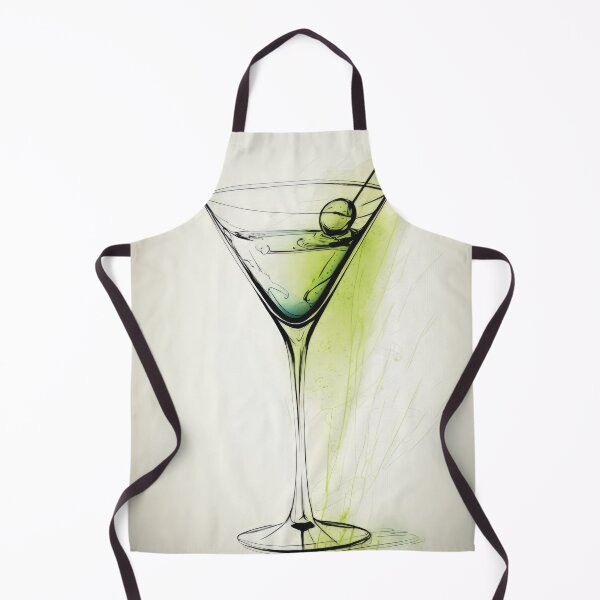 Item preview, Classic Elegance: The Martini Cocktail in Stylized Sketch designed and sold by fi-generations.
