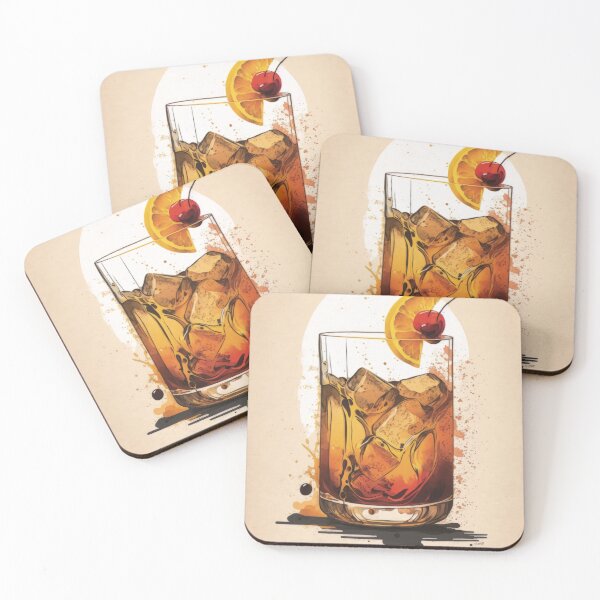 Item preview, Vintage Vibes: The Old Fashioned Cocktail in Rustic Sketch designed and sold by fi-generations.