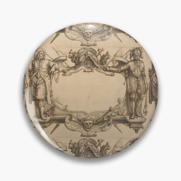 Item preview, Design for the Title Page of ‘The Exercise of Cavalry’ (1598–1599) Jacob de Gheyn II (Dutch, c. 1565 – 1629) designed and sold by GrandBlueDesign.
