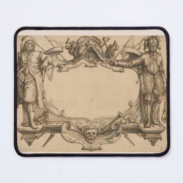 Item preview, Design for the Title Page of ‘The Exercise of Cavalry’ (1598–1599) Jacob de Gheyn II (Dutch, c. 1565 – 1629) designed and sold by GrandBlueDesign.