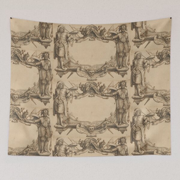 Item preview, Design for the Title Page of ‘The Exercise of Cavalry’ (1598–1599) Jacob de Gheyn II (Dutch, c. 1565 – 1629) designed and sold by GrandBlueDesign.