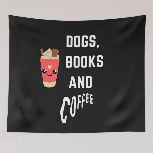 Item preview, Dogs, Books and Coffee designed and sold by Lorify.