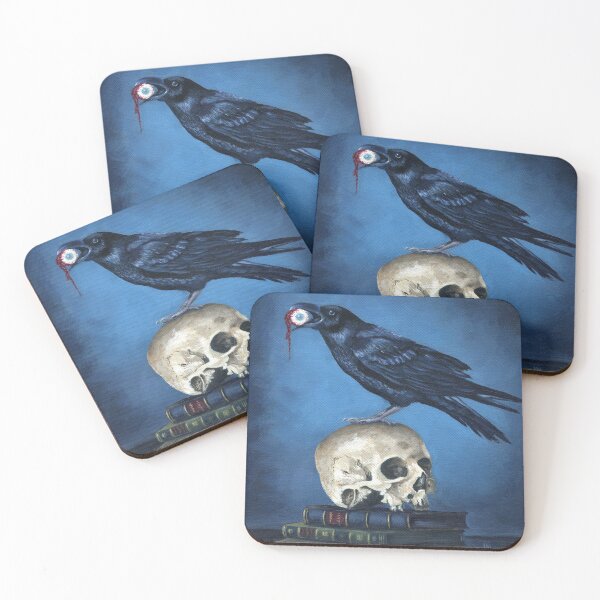Item preview, Raven with Skull designed and sold by lisanorrisart.