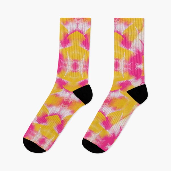 Item preview, Crazy Dreams - abstract colorful kaleidoscopic pattern - pink, yellow, white - by Rene Dauphine designed and sold by SirenSeventyOne.