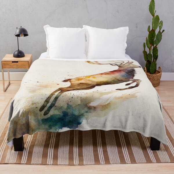 Artikelvorschau, deer watercolor entworfen und verkauft von shokA Design.