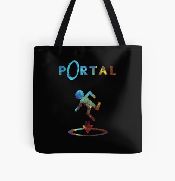 Portal Minimalist Nebula Design All Over Print Tote Bag