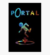 Portal Minimalist Nebula Design Photographic Print