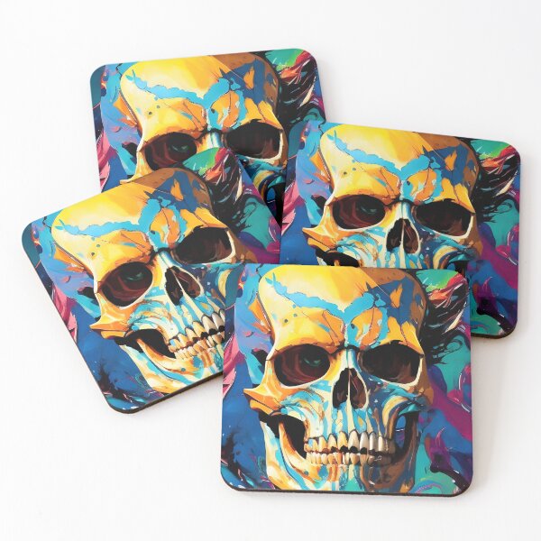 Item preview, Psychedelic Skull #61 designed and sold by mrbribe.