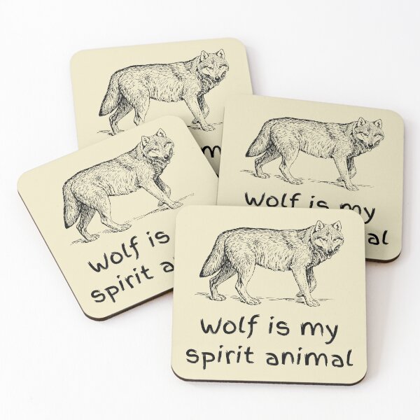 Item preview, Wolf Is My Spirit Animal | Embracing My Spirit Animal designed and sold by MrDoze.