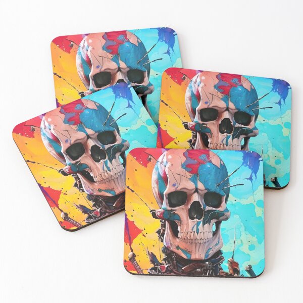 Item preview, Psychedelic Skull #62 designed and sold by mrbribe.
