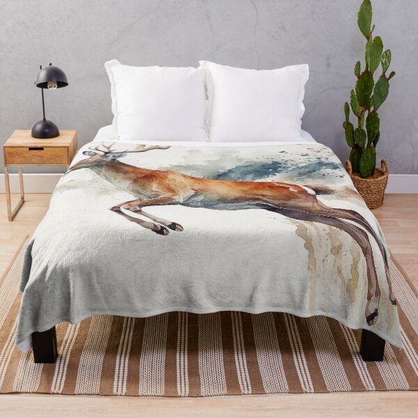 Artikelvorschau, deer watercolor entworfen und verkauft von shokA Design.