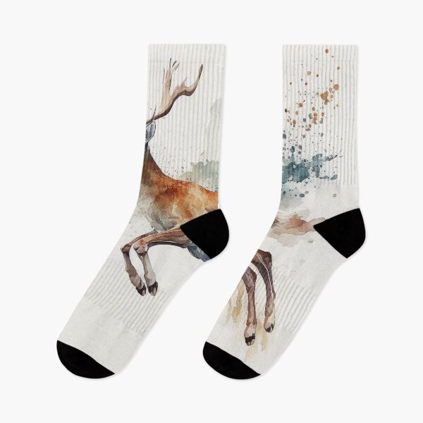 Artikelvorschau, deer watercolor entworfen und verkauft von shokA Design.