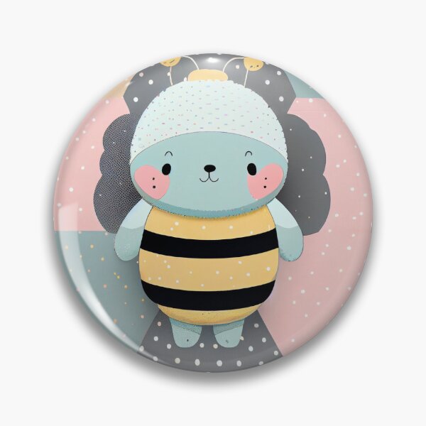 Item preview, Cute and Quirky Pastel Bumblebee  designed and sold by mcmtdesigns.