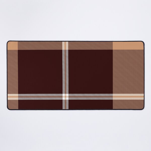 Aperçu de l'œuvre Plaid tartan marron | Motif à rayures moderne et unique créée et vendue par TheWalnut.