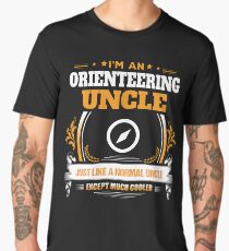 Orienteering Uncle Christmas Gift or Birthday Present Men's Premium T-Shirt