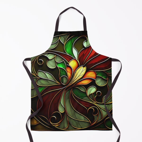 Aperçu de l'œuvre Oasis exotique : un motif de floraison tranquille créée et vendue par Glassmaster.
