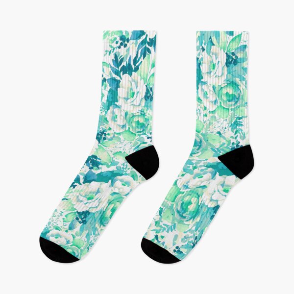 Item preview, Janice Cyan Aqua designed and sold by penny+florence.