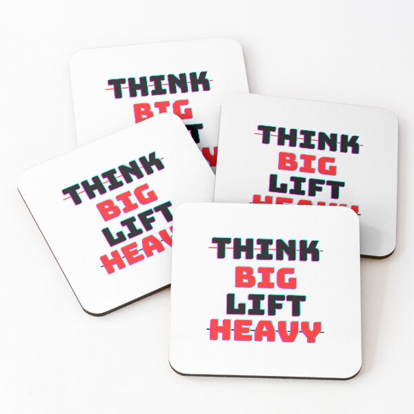 Item preview, Think big lift heavy gym motivation designed and sold by TomFitCL.